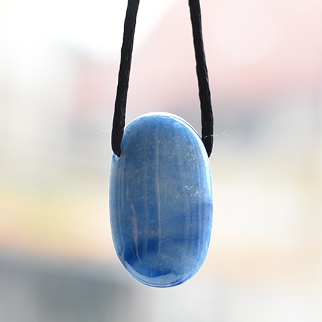 blue quartz crystal pendant, crystal shop, energy jewerly
