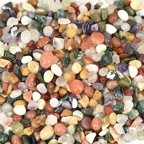 mix india, polished natural tiny stones, crystals for orgonites