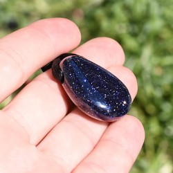 moder sončev kamen ogrlica. modra reka kamen, kristal. kamen modri sončev