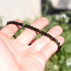 energy bracelet obsidian crystal