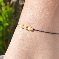 citrine bracelet, hand made