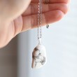 magnesite crystal, crystal shop, necklace pendant