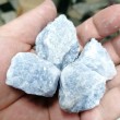 blue calcite natural raw stone crystal healing