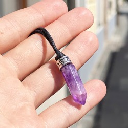 ametist kristal, nakit s kristali, zdravilna moč kristala