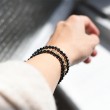 črni turmalin zapestnica  energijska zapestnica za zaščito iz kristala črni turmalin