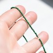 zapestnica s kristalom malahit, falsetni kristalčki