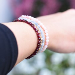 energijski nakit iz kristala granat, energijska zapestnica