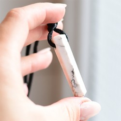 magnesite crystal, crystal shop, slovenia, energy pendant