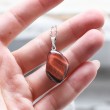 red tigers eye necklace