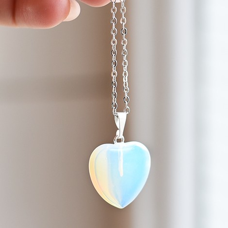 opalite necklace pendant, crystal shop, energy jewerly, crystal for negative energy
