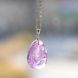 ametist obesek, energijski nakit, trgovina s kristali