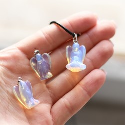 opalite crystal, energy pendant, gift idea