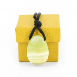 green aragonite necklace pendant, crystal shop, energy jewerly