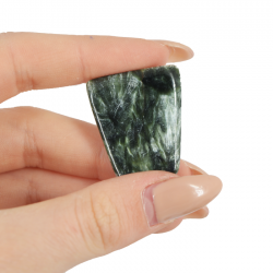 Seraphinite crystal, shop with crystals, seraphinite stone, small crystal, pocket crystal, self-healing crystal
