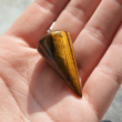 tiger's eye, tiger's eye crystal, tiger's eye pendulum, pendulum, crystal pendulum