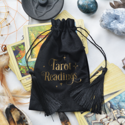 vrečka za tarot karte, tekstilna vrečka, shranjevanje kart, tarot karte, orakeljske karte