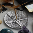 držalo za dišeče palčke, incense holder, pentagram, krožnik za kadila, stojalo za kadila, pentagram