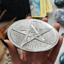 držalo za dišeče palčke, incense holder, pentagram, krožnik za kadila, stojalo za kadila, pentagram
