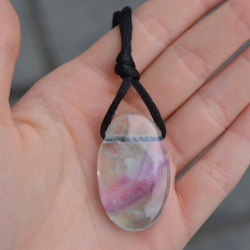 fluorit kristalni obesek, energijski kristali, energijska verižica, nakit s kristali