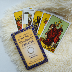 Cardstock rider waite original tarot cards deck