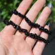 zapestnica črni turmalin turmalin, nakit iz črnega turmalina