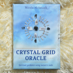 orakeljske karte crystal grid, karte s kristali, karte za vedeževanje