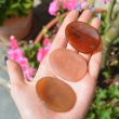 worry stone, pomirjajoči kamen, fidget stone, karneol kristal, karneol palmstone