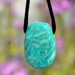 AMAZONITE necklace teardrop, amazonite crystal, amazonite gemstone,