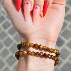 energijske zapestnice, poldragi kamni, tigrovo oko, zapestnica, energijski nakit