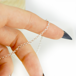 silver chain, silver necklace, silver, silver 925,