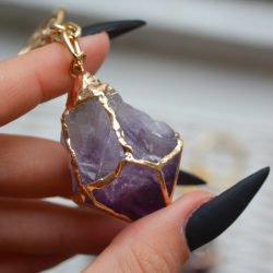 amethyste keychain, crystal keychain, energy, amethyst