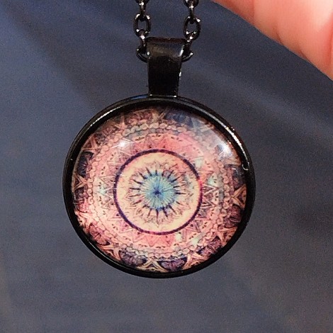 mandala necklace, energy necklace, affordable prices, crystal shop