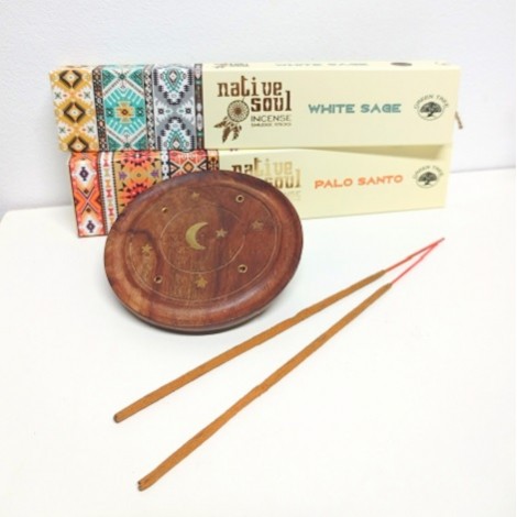 set dišečih palčk, palo santo, beli žajbelj, darilo ob obisku, božično novoletno darilo