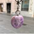 amethyst keychain, amethyst crystal, crystal keychain, crystal shop, helps with stress