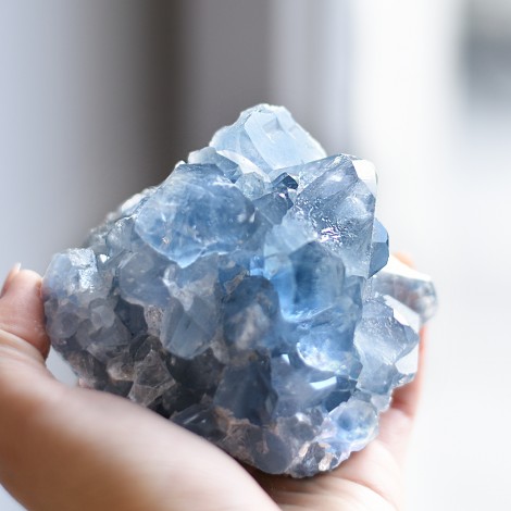 celestine, CELESTINE cluster A 300-400g, celestine crystal