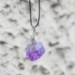 amethyst necklace, amethyst crystal, crystal necklace