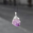 amethyst necklace, amethyst crystal, crystal necklace