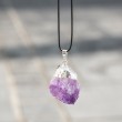 amethyst necklace, amethyst crystal, crystal necklace