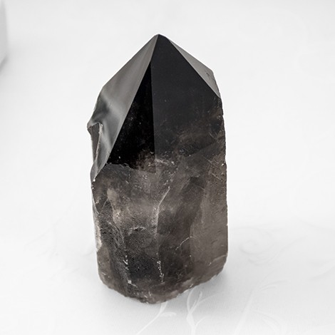 Dimni kremen čadavec smooky quartz špica kristal crystal edinstven unikaten kos