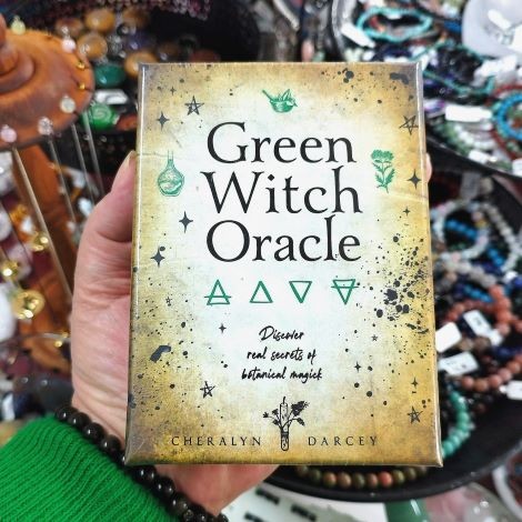 Paper Green Witch oracle cards