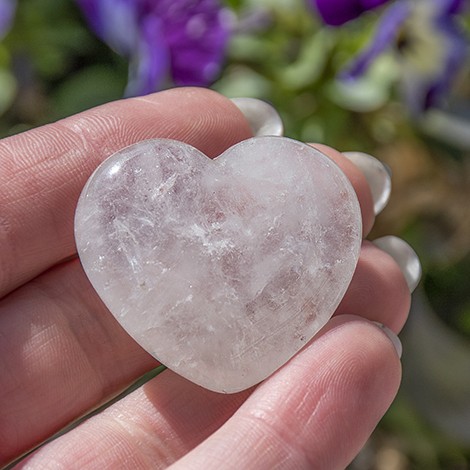 clear quartz, clear quartz crystal, clear quartz heart, crystal heart
