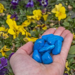 Blue Howlite, blue howlite crystal, crystal for throat chakra, crystal for communication