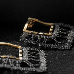 lace, lace earrings