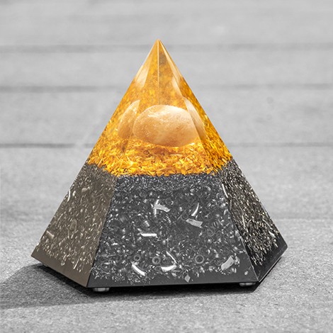 citrin, orgonit, orgonit piramida, orgonit piramida pentagon, orgoniti proti sevanju