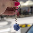 lapis lazuli, key ring, crystal key ring, communication crystal