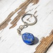 lapis lazuli, key ring, crystal key ring, communication crystal