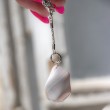 pink Botswana agate, Botswana agate, crystal key ring, protection crystal, grounding crystal