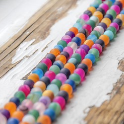 agate, colour agate, agate pearls, crystal pearls