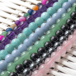 angelite, aneglite crystal, aneglite pearls, crystal pearls