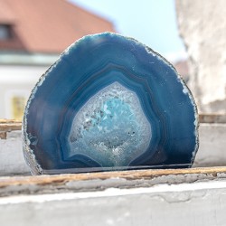 ahat, modri ahat, ahat geoda, modri ahat geoda, geoda, večji kristal, kristali za grleno čakro, modri kristali